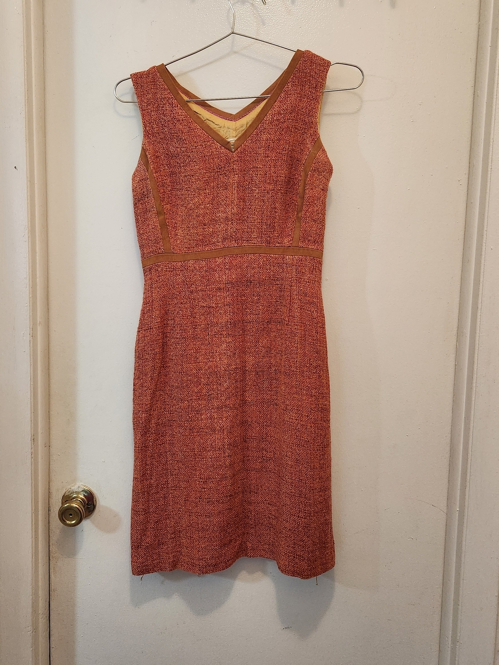 Talbots Sleeveless Tweed Sheath Dress – Size 2 – Excellent Condition